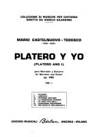 CASTELNUOVO-TEDESCO - Platero y yo_Vol 1 (Ed Berben, rev Gilardino) (guitar, voice - chitarra, narratore).pdf
