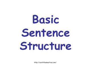 Sentence Structure - Part 1 (A4).pdf