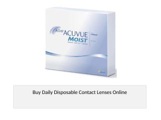 Buy Daily Disposable Contact Lenses Online.pptx