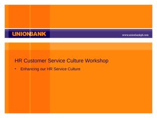 HR Customer Service Program v1.ppt