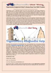 Trigonometry Assignment Help To Sweep Away Your Math Troubles.pdf