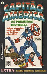 Capitão America - Abril - As Primeiras Historias # 01 - Cooperativa.cbr