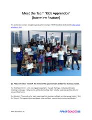Meet the Team -Kids Apprentice- (Interview Feature).pdf
