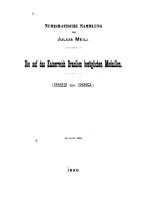 As Medalhas referentes ao Império do Brasil - Julius Meili 1890.pdf