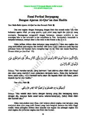 13 fasal perihal berpegang dengan ajaran al-qur’an dan hadits.pdf